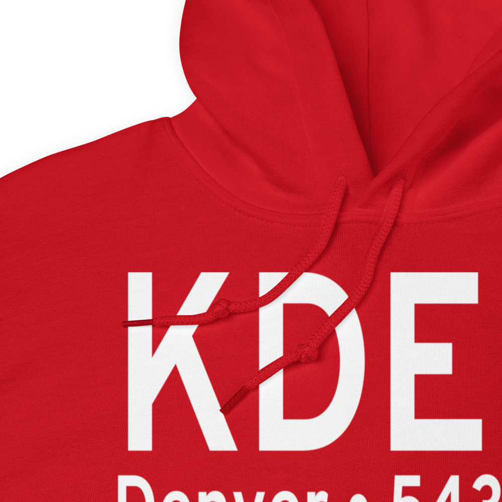 Denver International Airport (KDEN) ICAO Hoodie Sweatshirt 