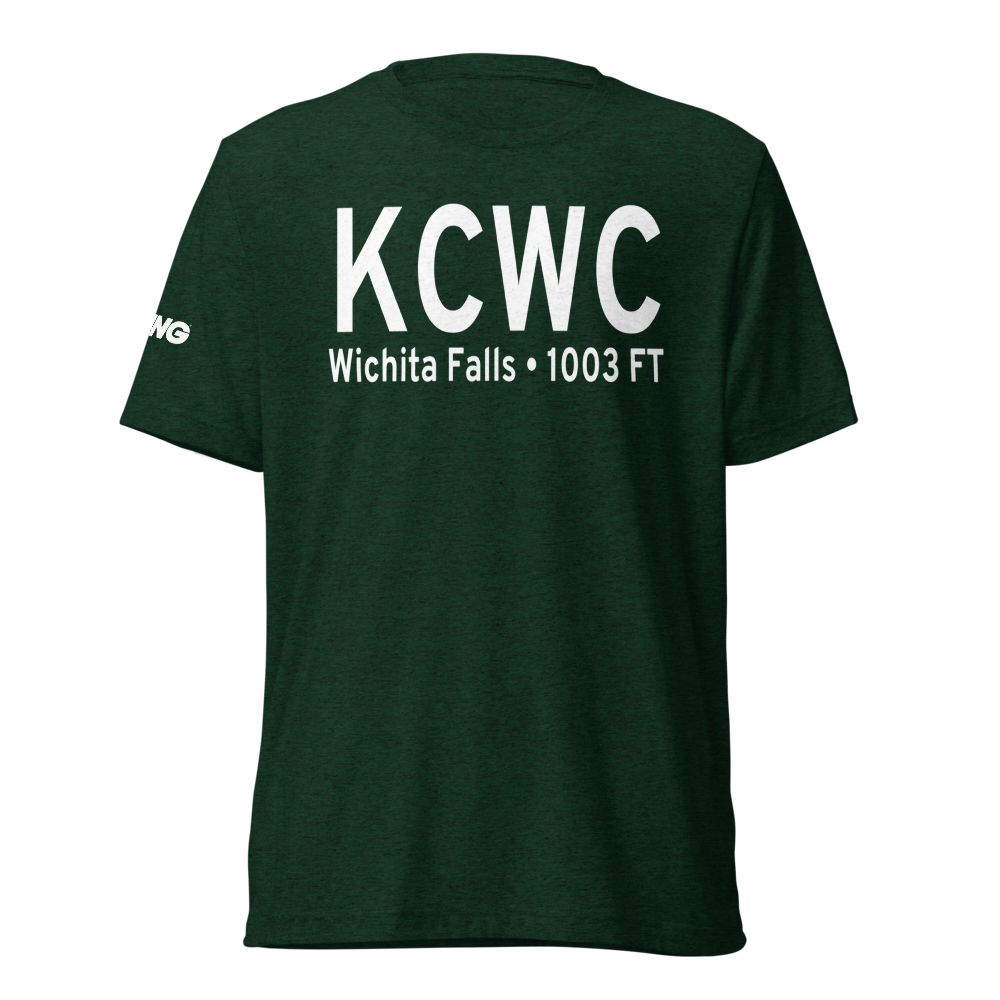 Kickapoo Downtown Airport (KCWC) ICAO Tri-blend T-Shirt 