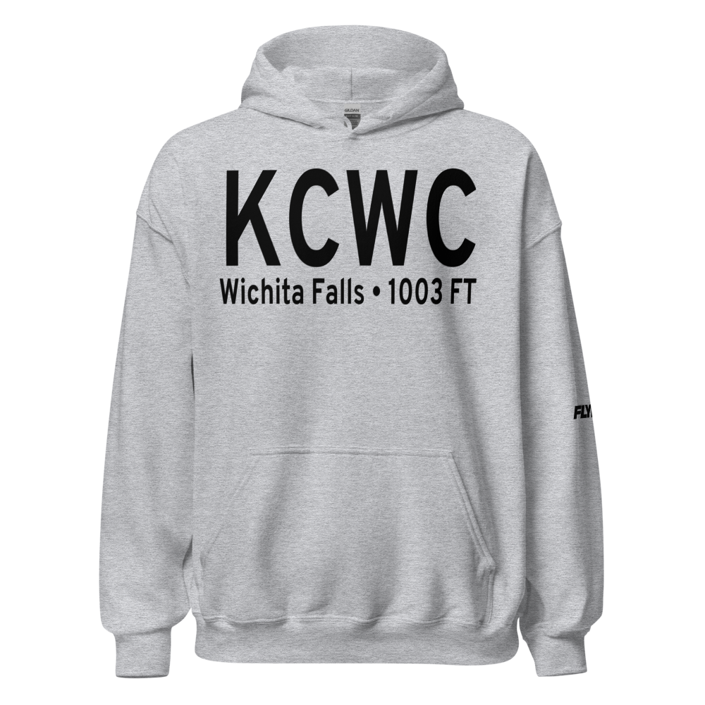Kickapoo Downtown Airport (KCWC) ICAO Hoodie Sweatshirt 