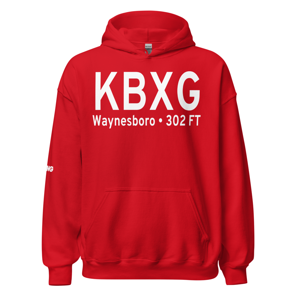 Burke County Airport (KBXG) ICAO Hoodie Sweatshirt 