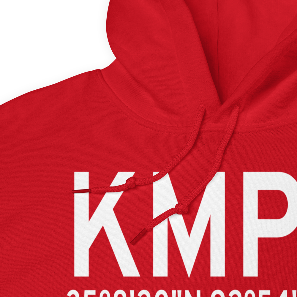 Petit Jean Park Airport (KMPJ) ICAO Hoodie Sweatshirt 