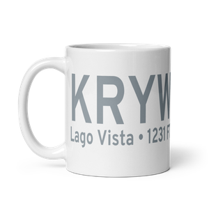 Lago Vista Tx Rusty Allen Airport (KRYW) ICAO Mug