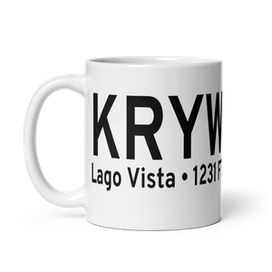 Lago Vista Tx Rusty Allen Airport (KRYW) ICAO Mug