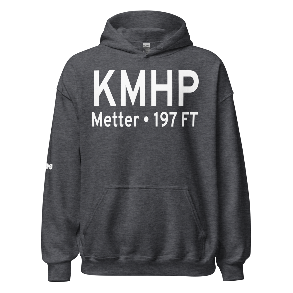 Metter Municipal Airport (KMHP) ICAO Hoodie Sweatshirt 