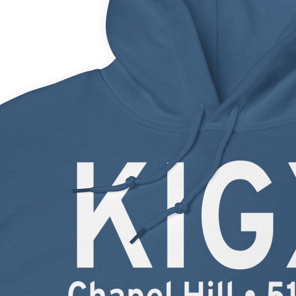 Horace Williams Airport (KIGX) ICAO Hoodie Sweatshirt 