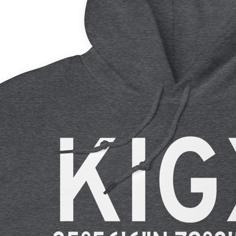 Horace Williams Airport (KIGX) ICAO Hoodie Sweatshirt 