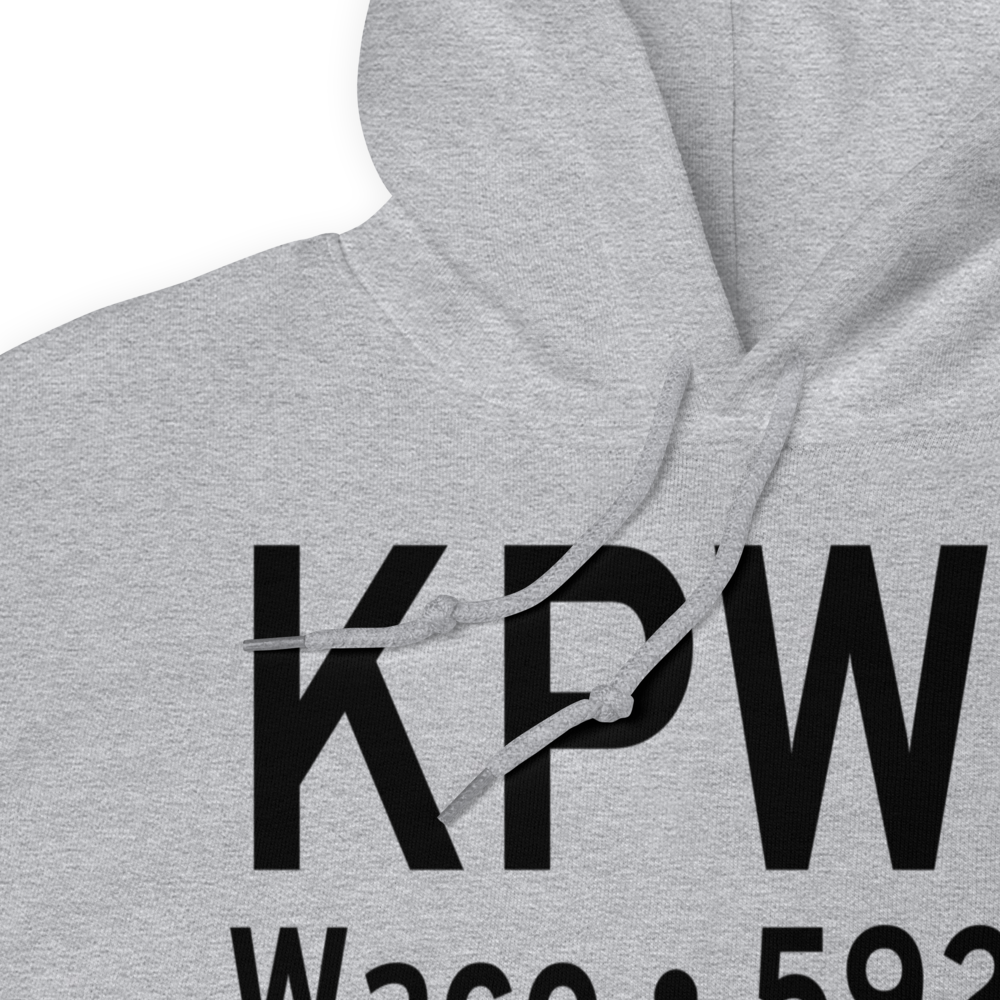 McGregor Executive Airport (KPWG) ICAO Hoodie Sweatshirt 