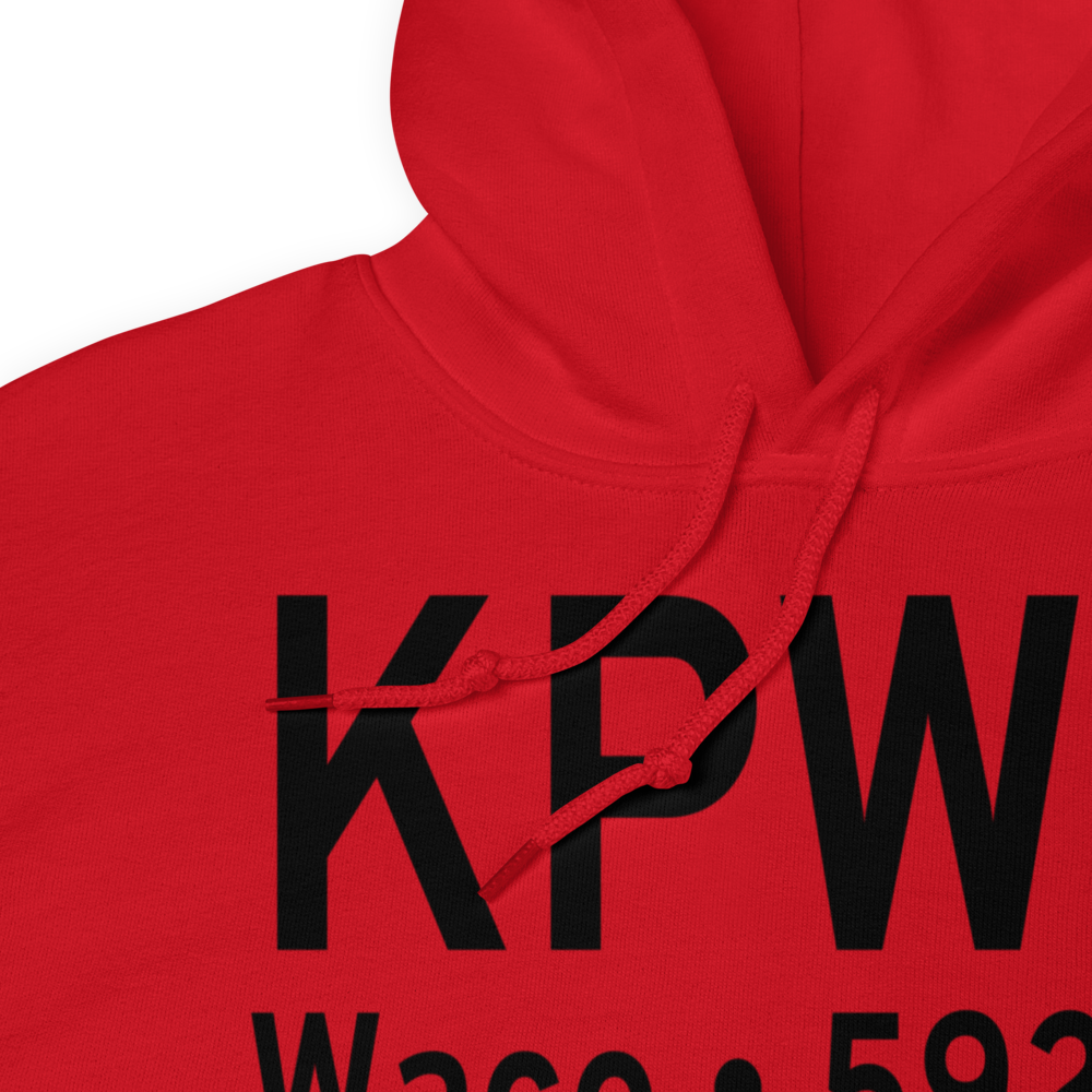 McGregor Executive Airport (KPWG) ICAO Hoodie Sweatshirt 