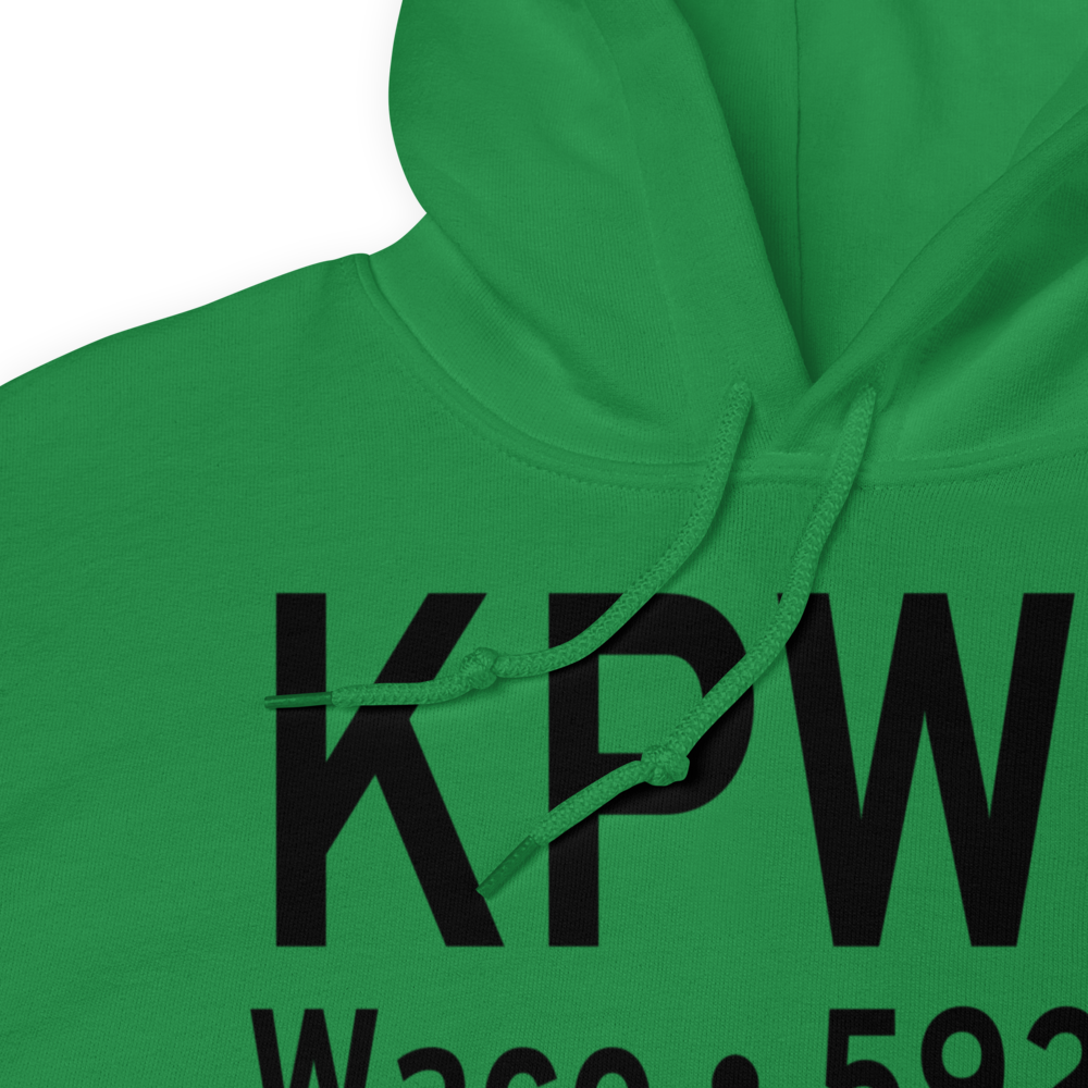 McGregor Executive Airport (KPWG) ICAO Hoodie Sweatshirt 