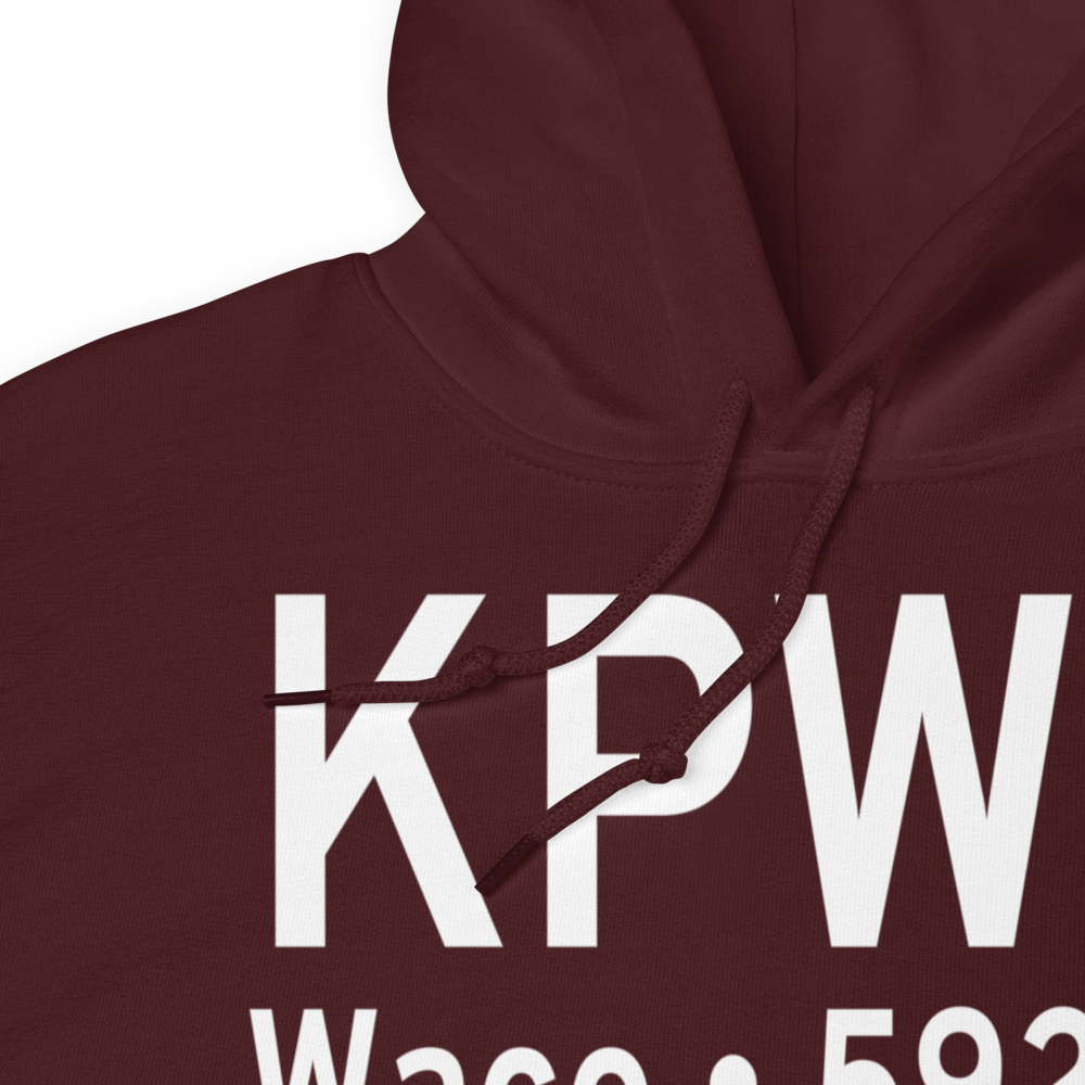 McGregor Executive Airport (KPWG) ICAO Hoodie Sweatshirt 
