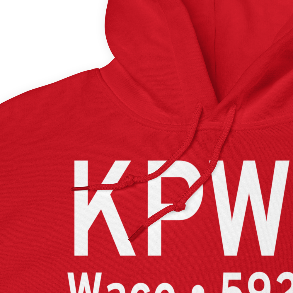 McGregor Executive Airport (KPWG) ICAO Hoodie Sweatshirt 