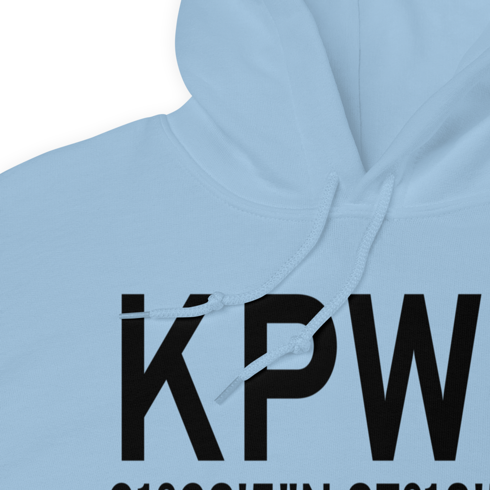 McGregor Executive Airport (KPWG) ICAO Hoodie Sweatshirt 