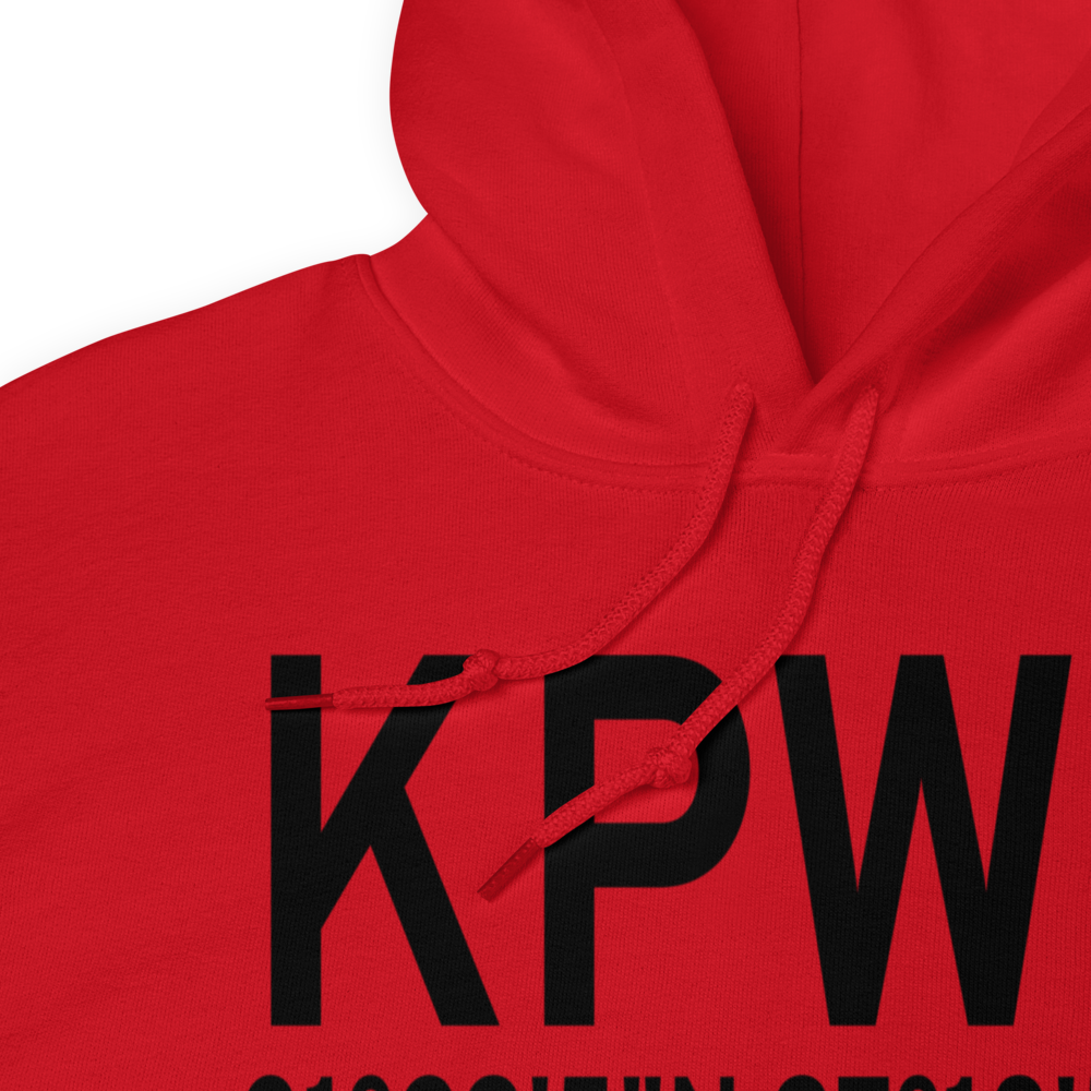 McGregor Executive Airport (KPWG) ICAO Hoodie Sweatshirt 