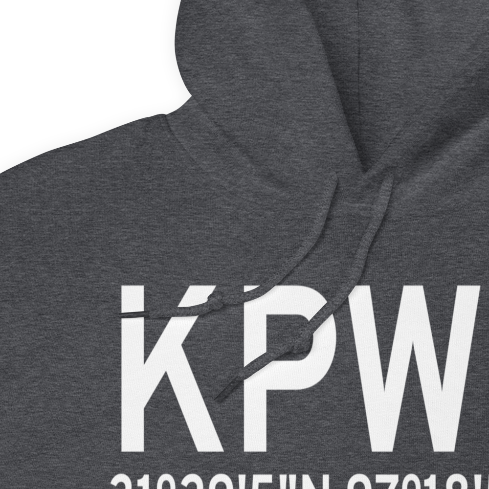 McGregor Executive Airport (KPWG) ICAO Hoodie Sweatshirt 