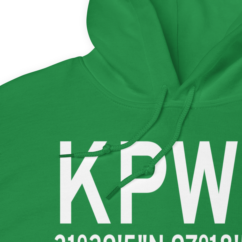 McGregor Executive Airport (KPWG) ICAO Hoodie Sweatshirt 