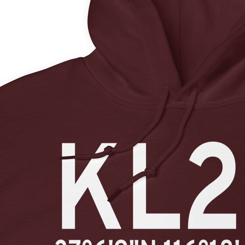 Pahute Mesa Airstrip (KL23) ICAO Hoodie Sweatshirt 