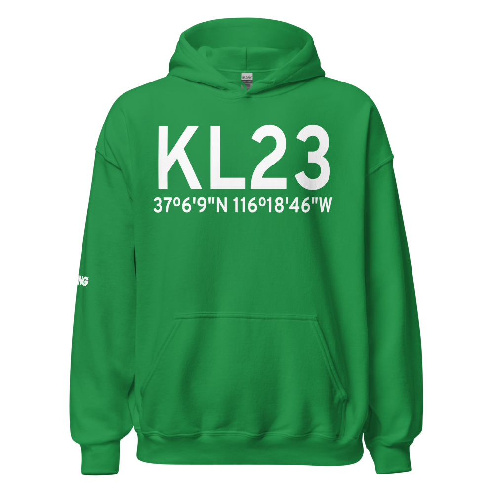 Pahute Mesa Airstrip (KL23) ICAO Hoodie Sweatshirt 
