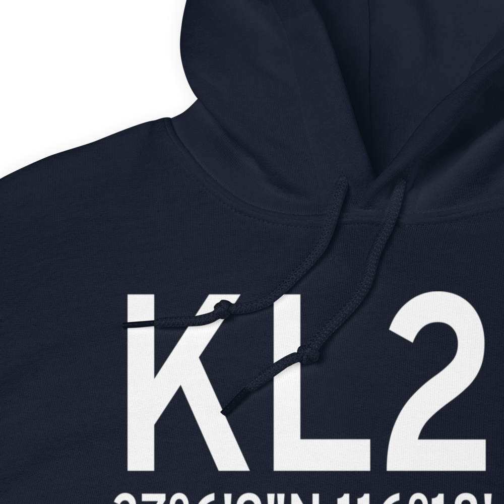 Pahute Mesa Airstrip (KL23) ICAO Hoodie Sweatshirt 