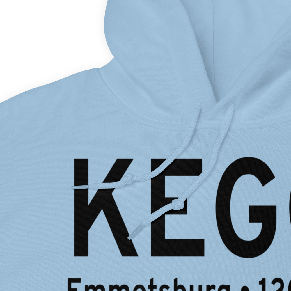 Emmetsburg Municipal Airport (KEGQ) ICAO Hoodie Sweatshirt 