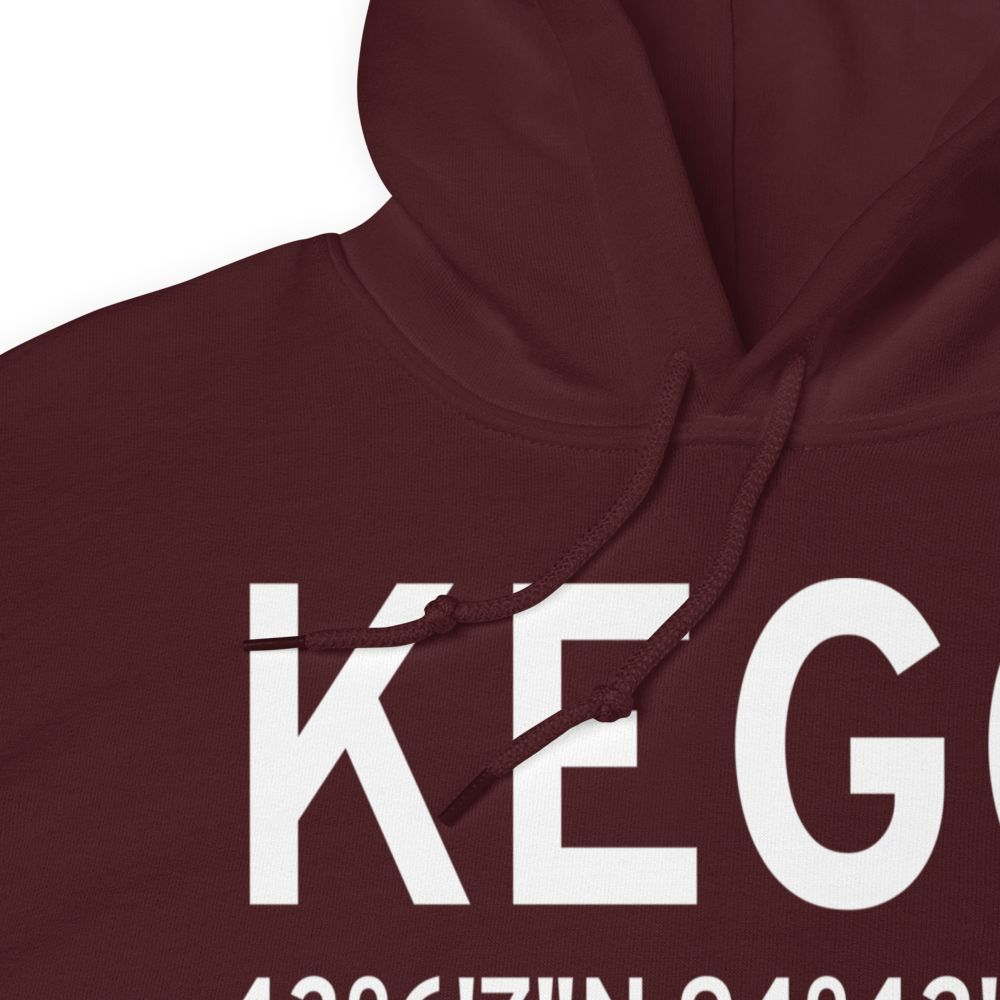 Emmetsburg Municipal Airport (KEGQ) ICAO Hoodie Sweatshirt 