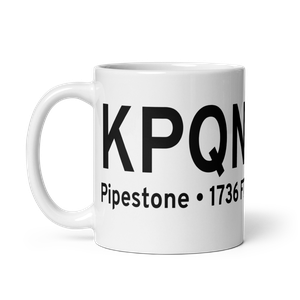 Pipestone Municipal Airport (KPQN) ICAO Mug