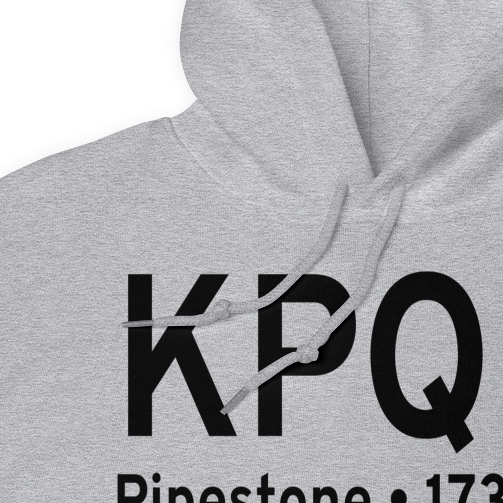 Pipestone Municipal Airport (KPQN) ICAO Hoodie Sweatshirt 