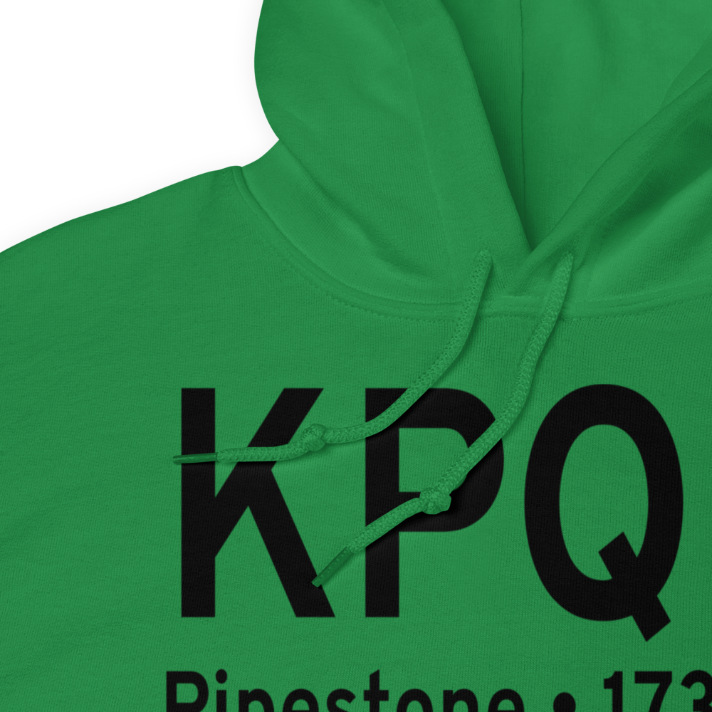 Pipestone Municipal Airport (KPQN) ICAO Hoodie Sweatshirt 