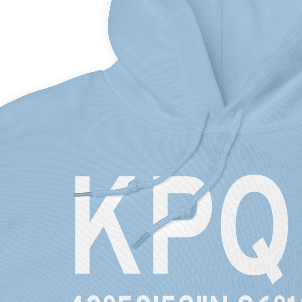 Pipestone Municipal Airport (KPQN) ICAO Hoodie Sweatshirt 