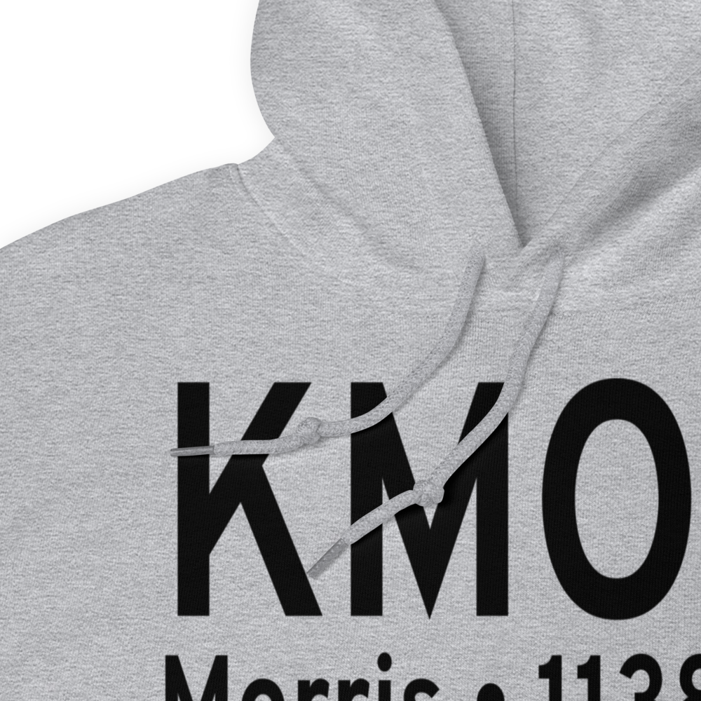 Morris Municipal - Charlie Schmidt Airport (KMOX) ICAO Hoodie Sweatshirt 