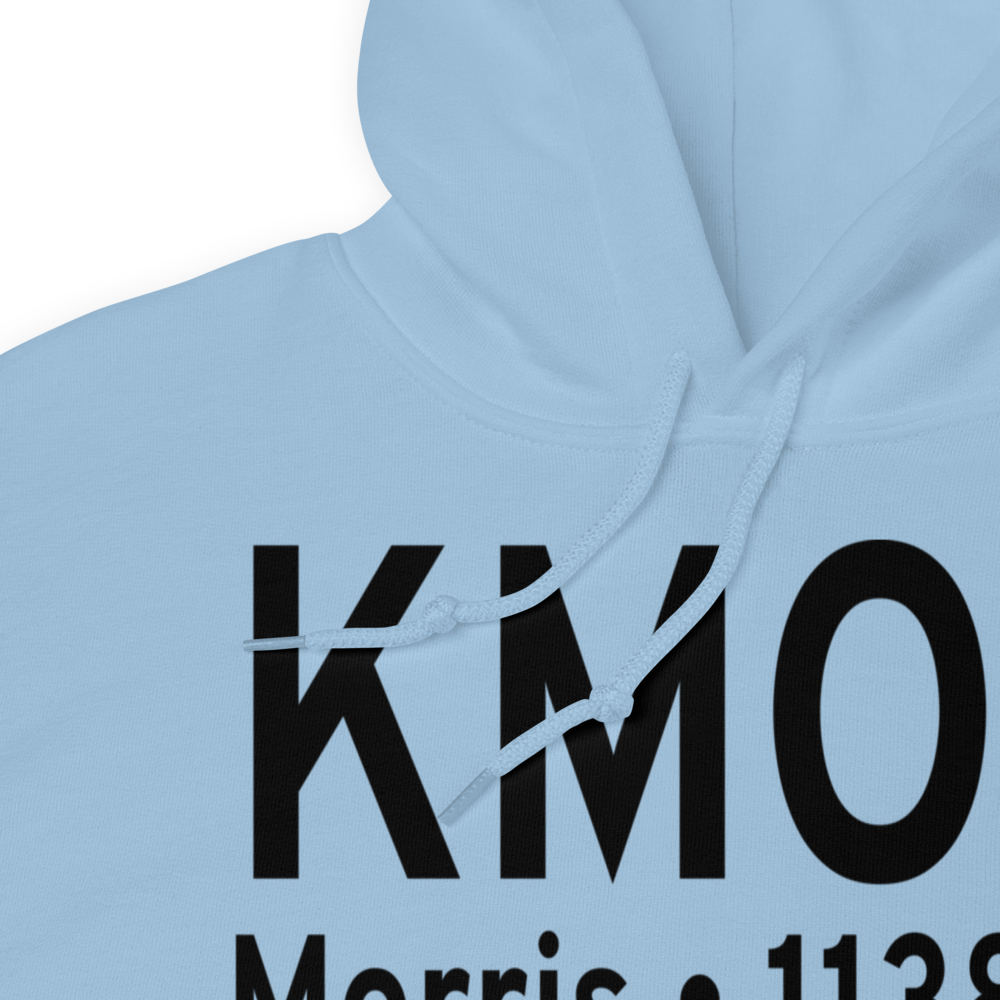 Morris Municipal - Charlie Schmidt Airport (KMOX) ICAO Hoodie Sweatshirt 