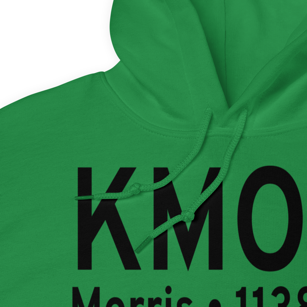 Morris Municipal - Charlie Schmidt Airport (KMOX) ICAO Hoodie Sweatshirt 