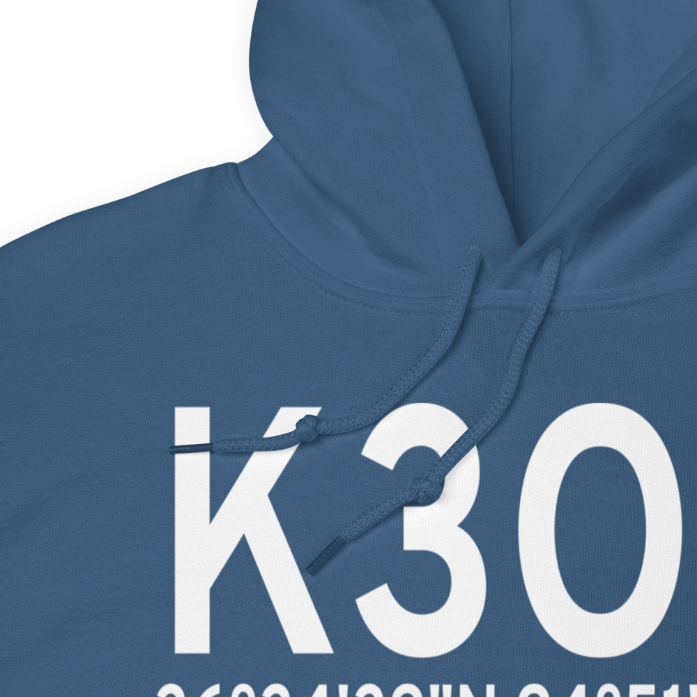 Grand Lake Regional Airport (K3O9) ICAO Hoodie Sweatshirt 
