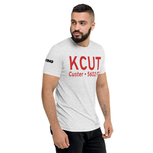 Custer County Airport (KCUT) ICAO Tri-blend T-Shirt