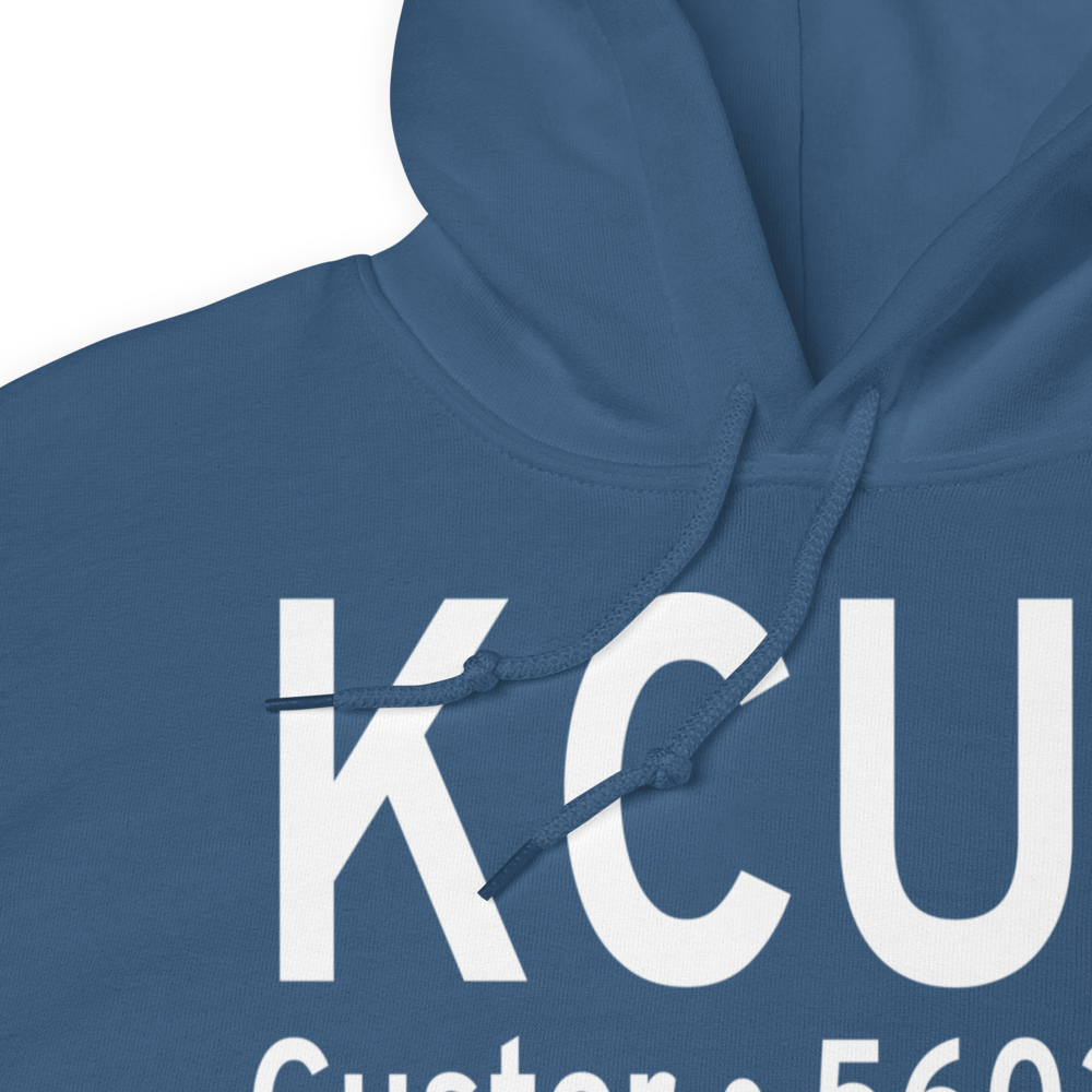 Custer County Airport (KCUT) ICAO Hoodie Sweatshirt 