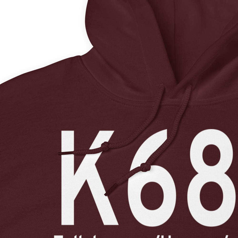 Tallahassee Commercial Airport (K68J) ICAO Hoodie Sweatshirt 