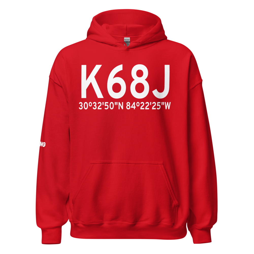 Tallahassee Commercial Airport (K68J) ICAO Hoodie Sweatshirt 