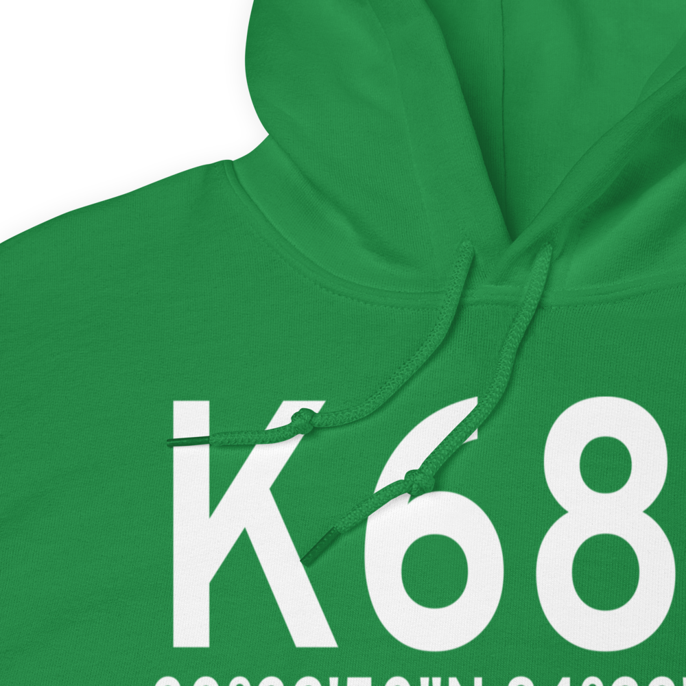 Tallahassee Commercial Airport (K68J) ICAO Hoodie Sweatshirt 