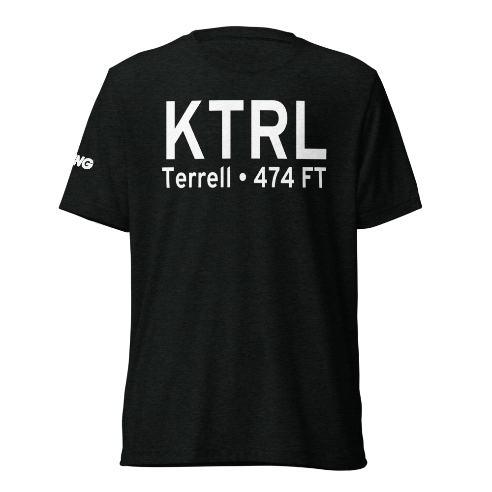 Terrell Municipal Airport (KTRL) ICAO Tri-blend T-Shirt 