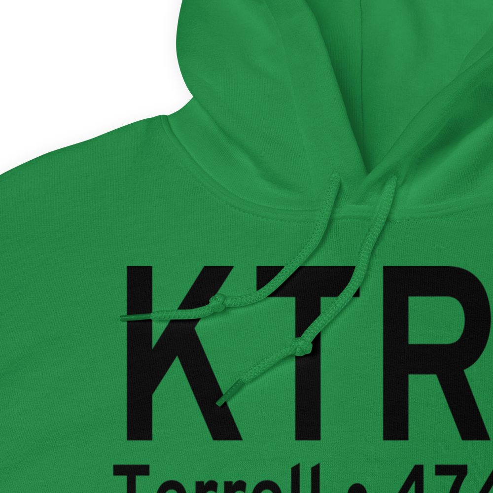 Terrell Municipal Airport (KTRL) ICAO Hoodie Sweatshirt 