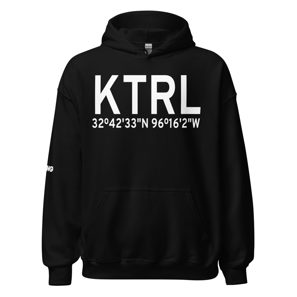 Terrell Municipal Airport (KTRL) ICAO Hoodie Sweatshirt 