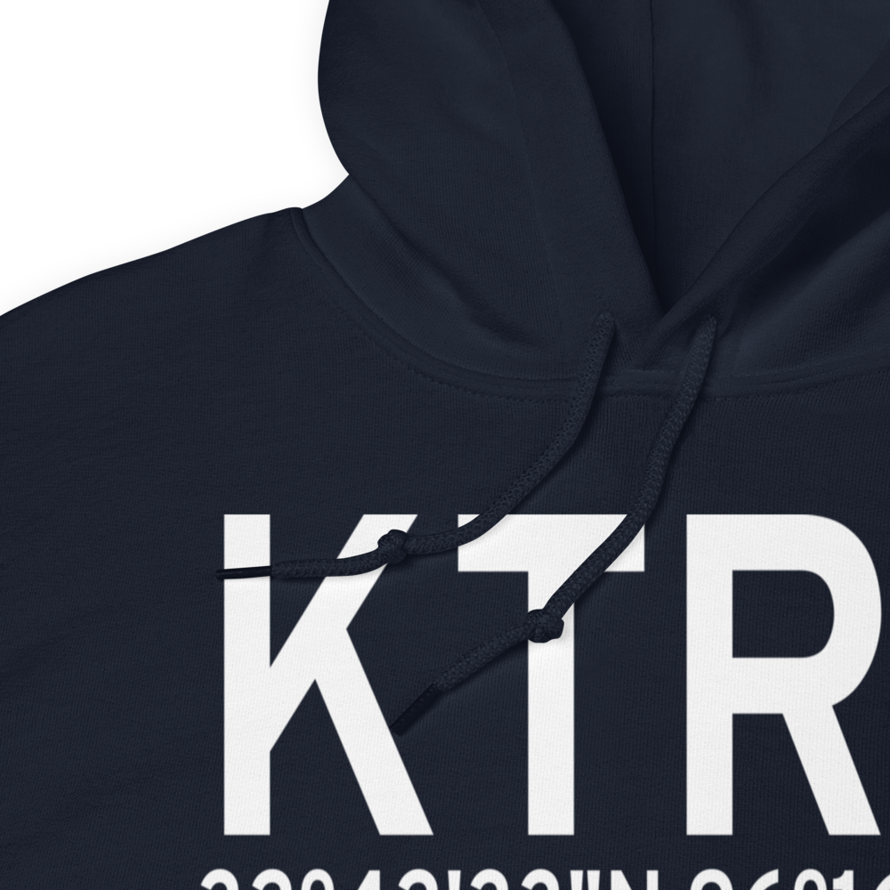 Terrell Municipal Airport (KTRL) ICAO Hoodie Sweatshirt 