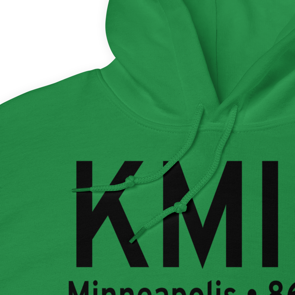 Crystal Airport (KMIC) ICAO Hoodie Sweatshirt 