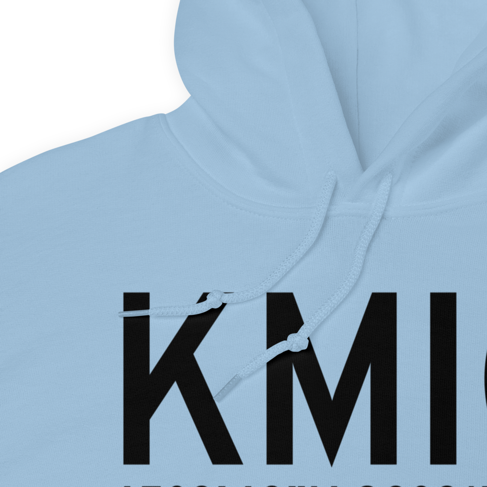 Crystal Airport (KMIC) ICAO Hoodie Sweatshirt 