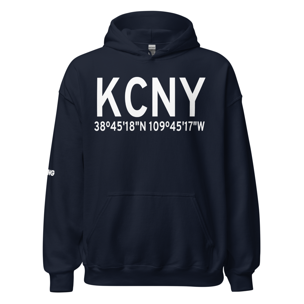 Canyonlands Field (KCNY) ICAO Hoodie Sweatshirt 