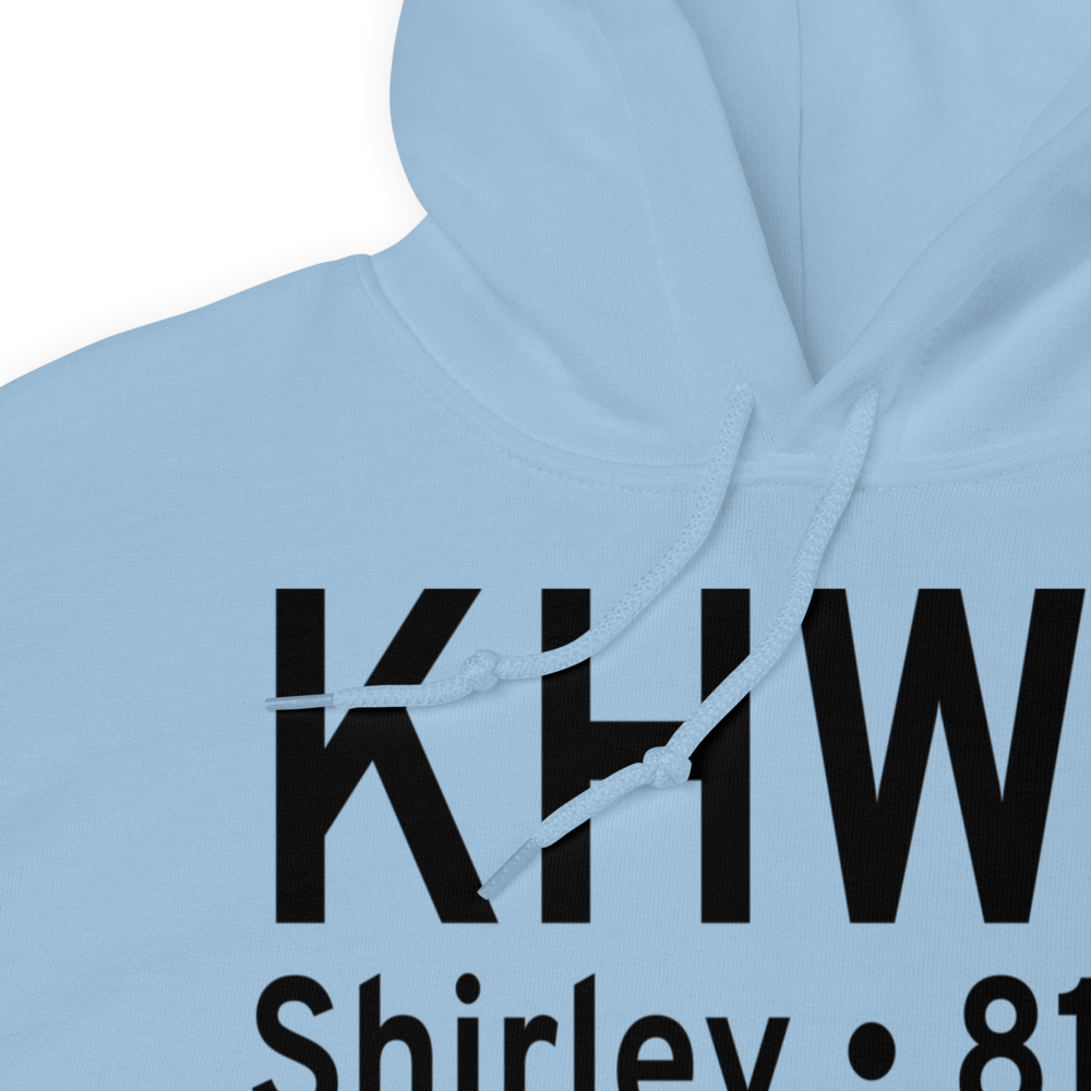 Brookhaven Airport (KHWV) ICAO Hoodie Sweatshirt 