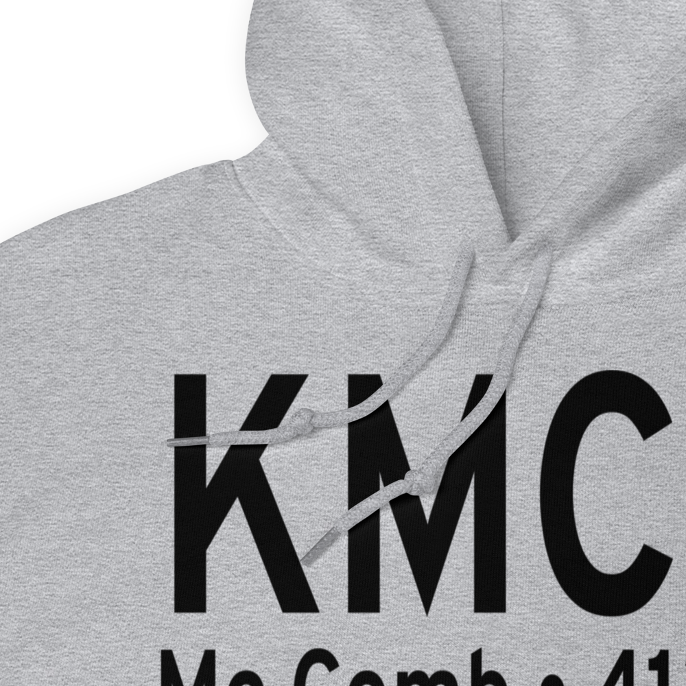 Mc Comb/Pike County Airport/John E Lewis Field (KMCB) ICAO Hoodie Sweatshirt 