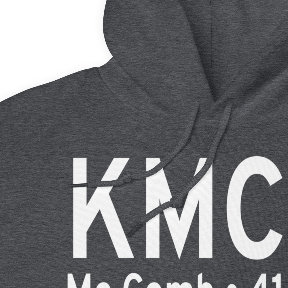 Mc Comb/Pike County Airport/John E Lewis Field (KMCB) ICAO Hoodie Sweatshirt 