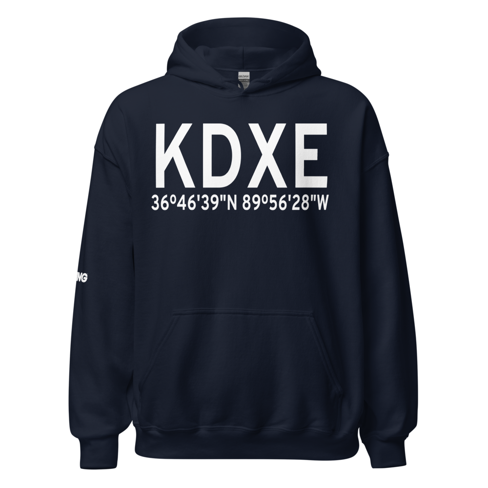 Dexter Municipal Airport (KDXE) ICAO Hoodie Sweatshirt 