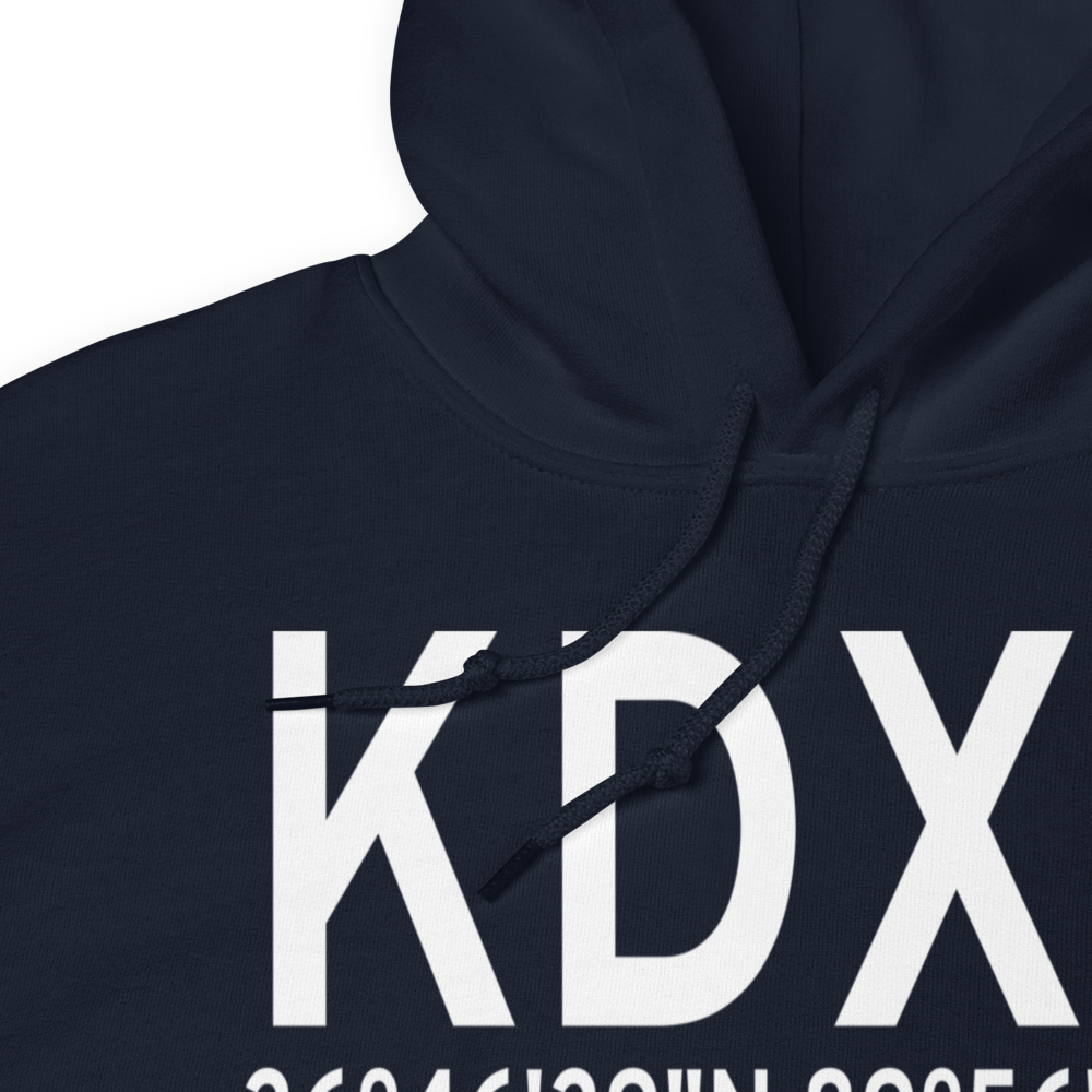 Dexter Municipal Airport (KDXE) ICAO Hoodie Sweatshirt 