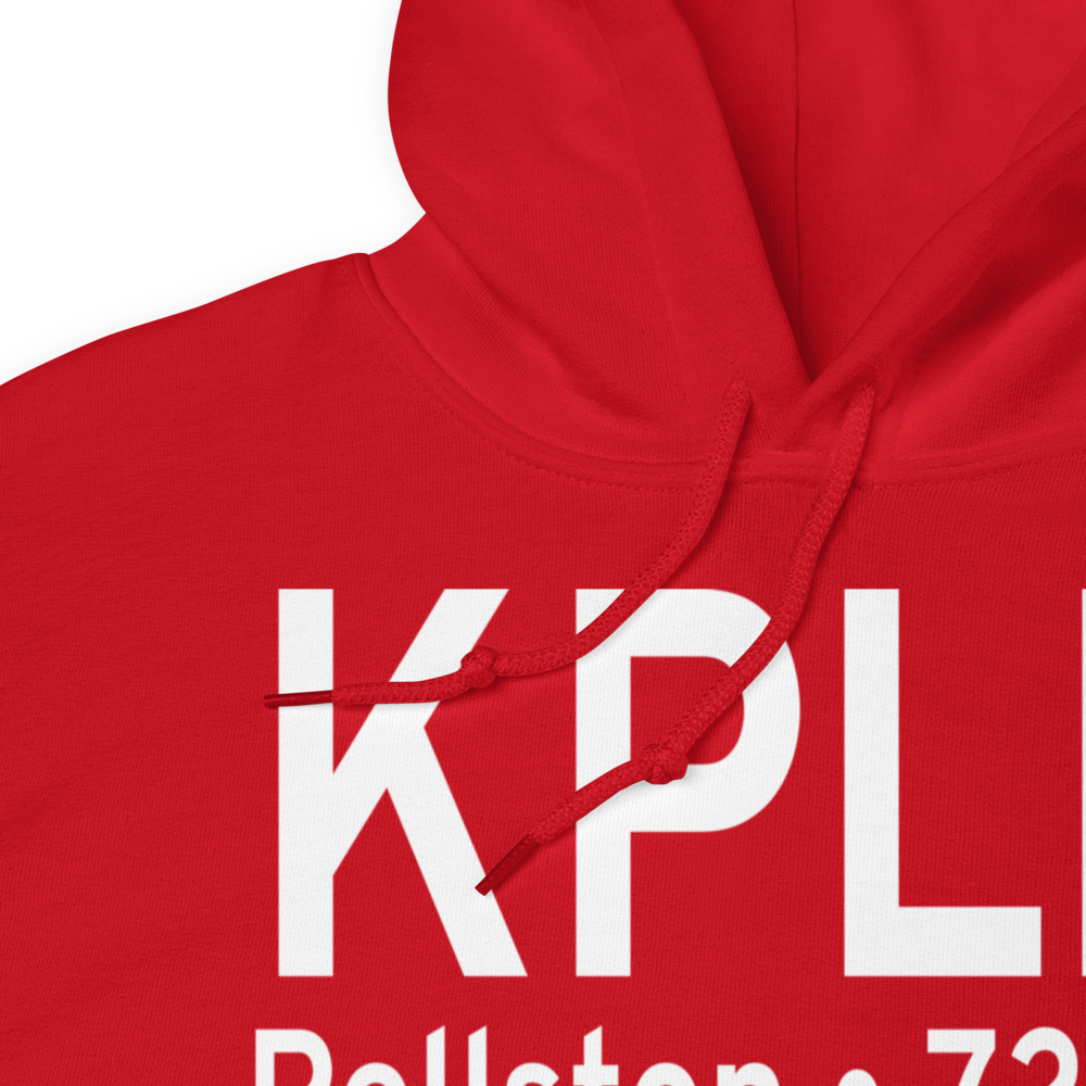 Pellston Regional Airport of Emmet County Airport (KPLN) ICAO Hoodie Sweatshirt 